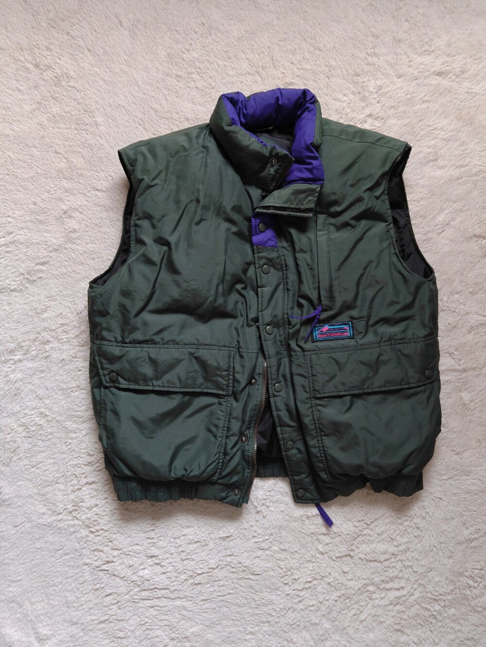 Vintage Misty Mountain Duck Down Puffer Vest XL | 90s Outdoor | Hunting/Utility